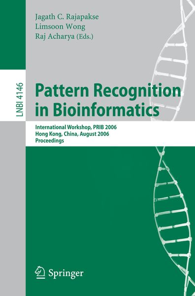 Produktbild: Pattern Recognition in Bioinformatics