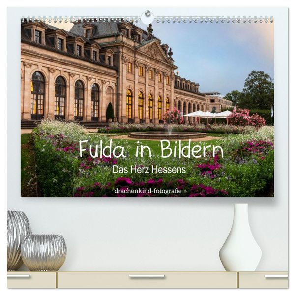 Fulda in Bildern - Das Herz Hessens (hochwertiger Premium Wandkalender 2026 DIN A2 quer), Kunstdruck in Hochglanz