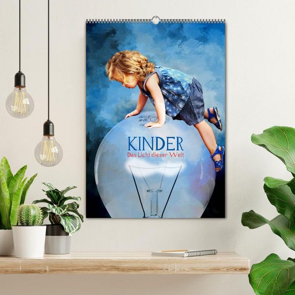 Produktbild: Kinder - Das Licht dieser Welt (Wandkalender 2026 DIN A2 hoch), CALVENDO Monatskalender