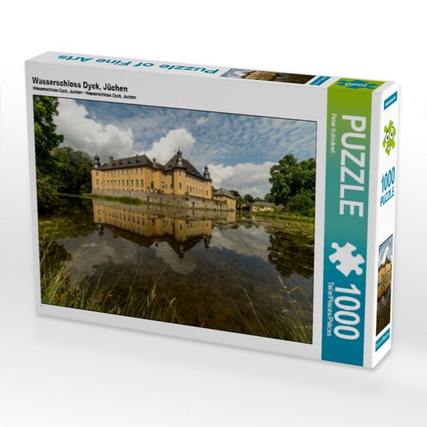 Produktbild: CALVENDO Puzzle Wasserschloss Dyck, J&uuml;chen 1000 Teile Puzzle quer | 1000 Teile Lege-Gr&ouml;&szlig;e 64 &times; 48 cm Foto-Puzzle f&uuml;r gl&uuml;ckliche Stunden