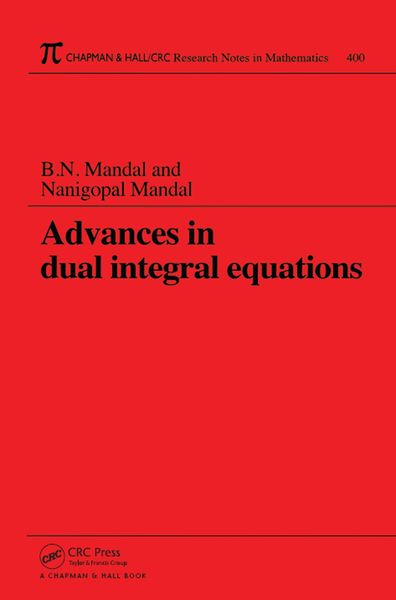 Produktbild: Advances in Dual Integral Equations