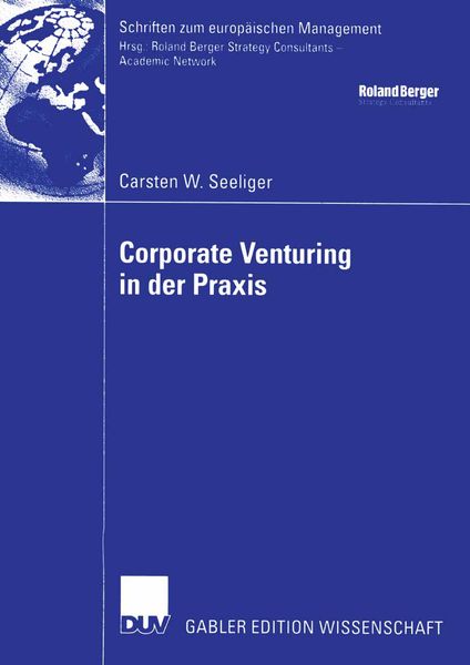 Produktbild: Corporate Venturing in der Praxis