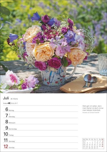 Produktbild: Blumenpracht Wochenplaner 2026 - 53 stimmungsvolle Fotografien