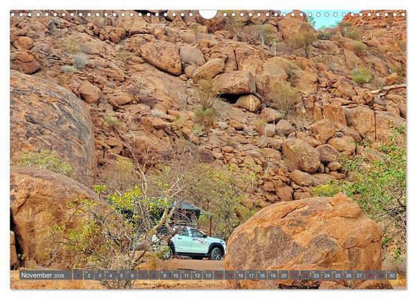 Produktbild: Namibia &ndash; Faszination Damaraland und Spitzkoppe (Wandkalender 2026 DIN A3 quer), CALVENDO Monatskalender