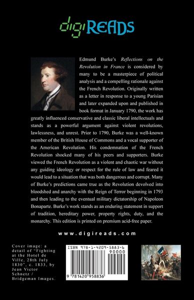 Produktbild: Reflections on the Revolution in France