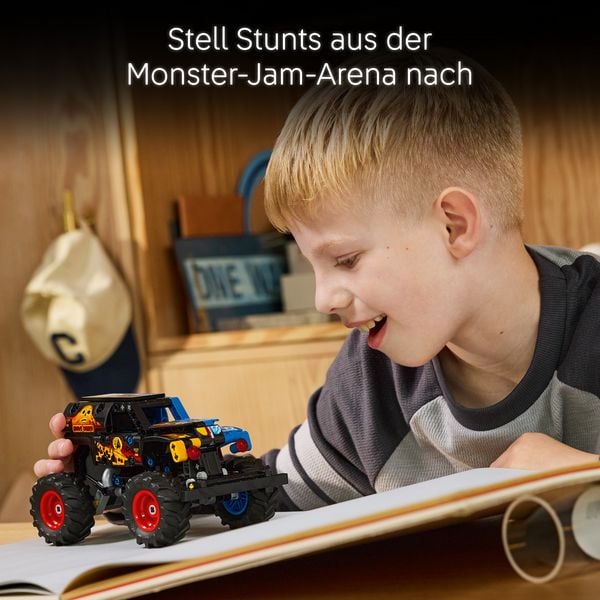 Produktbild: LEGO Technic 42219 Monster Jam Grave Digger Feuer und Eis, Spielzeug