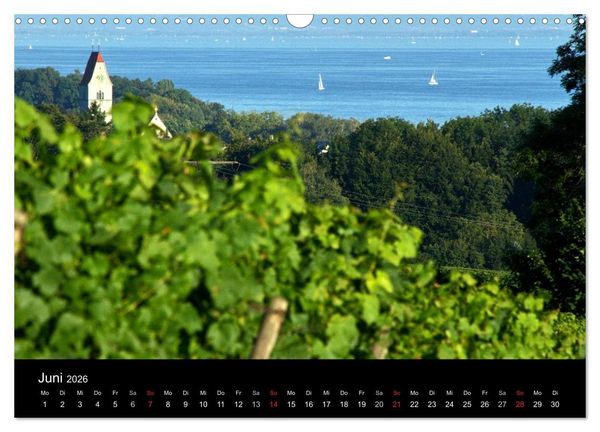Produktbild: Ein Jahr am BODENSEE (Wandkalender 2026 DIN A3 quer), CALVENDO Monatskalender