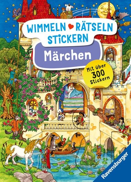 Produktbild: Wimmeln, R&auml;tseln, Stickern: M&auml;rchen