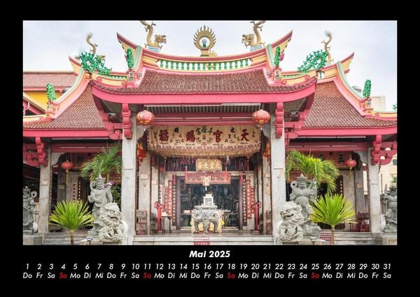 Produktbild: Tempel 2025 Fotokalender DIN A3