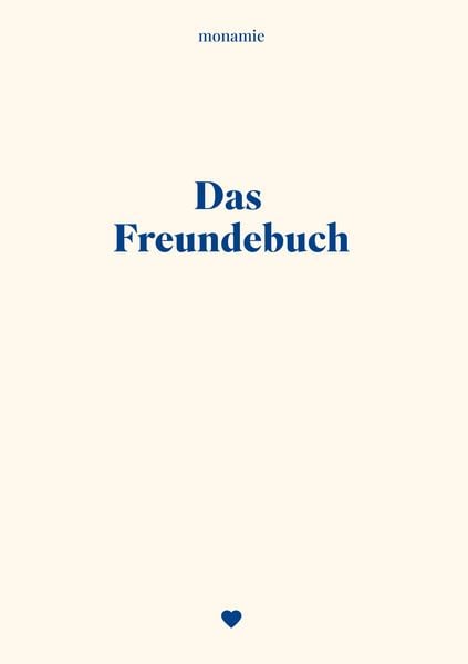 Produktbild: Monamie - Das Freundebuch