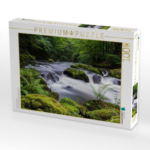Produktbild: CALVENDO Puzzle Sommer im Bodetal | 1000 Teile Lege-Gr&ouml;&szlig;e 64x48cm Foto-Puzzle f&uuml;r gl&uuml;ckliche Stunden