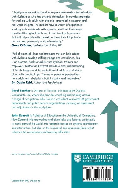 Produktbild: Succeeding and Adult Dyslexia