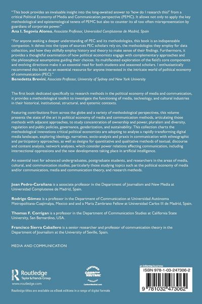 Produktbild: Political Economy of Media and Communication