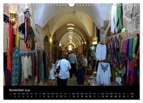 Produktbild: Monuments of Israel 2026 (Wall Calendar 2026 DIN A3 landscape), CALVENDO 12 Month Wall Calendar