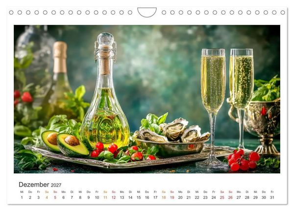 Produktbild: K&uuml;chenkalender - &Ouml;L-Welten (Wandkalender 2027 DIN A4 quer), CALVENDO Monatskalender