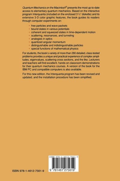 Produktbild: Quantum Mechanics on the Macintosh&reg;