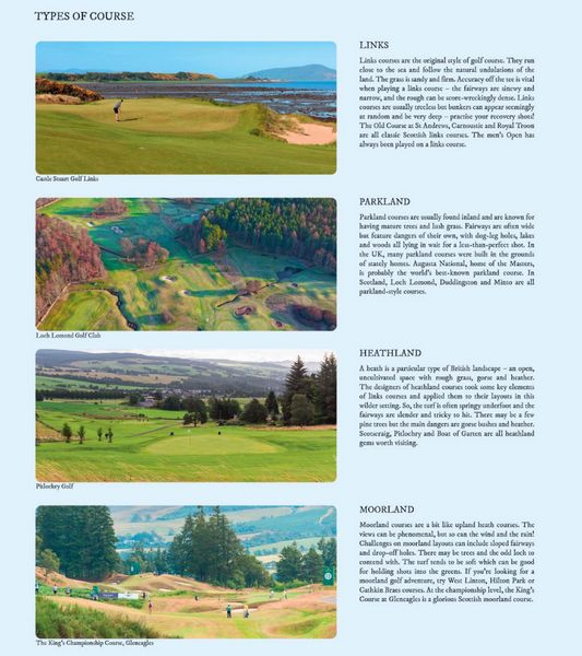 Produktbild: Collins Golf Map of Scotland