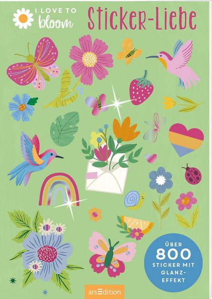 Produktbild: I Love to Bloom &ndash; Sticker-Liebe