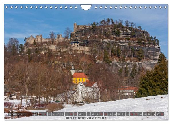 Produktbild: Traumziele in Sachsen (Wandkalender 2026 DIN A4 quer), CALVENDO Monatskalender
