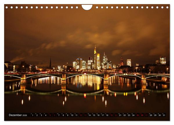 Produktbild: Main Frankfurt (Wandkalender 2026 DIN A4 quer), CALVENDO Monatskalender