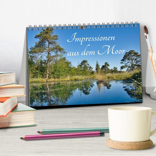 Produktbild: Impressionen aus dem Moor (Tischkalender 2026 DIN A5 quer), CALVENDO Monatskalender