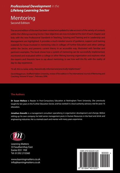 Produktbild: Mentoring in the Lifelong Learning Sector