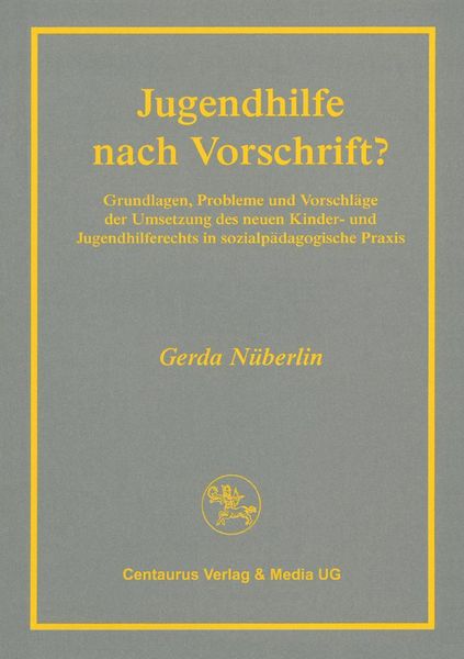 Produktbild: Jugendhilfe nach Vorschrift?