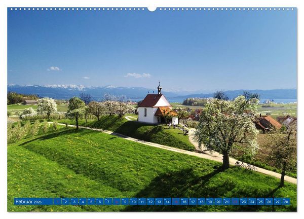 Produktbild: Romantische Kirchen und Kapellen (Wandkalender 2026 DIN A2 quer), CALVENDO Monatskalender