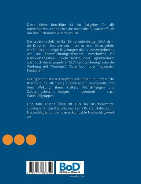 Produktbild: Zusatzstoffe und E-Nummern