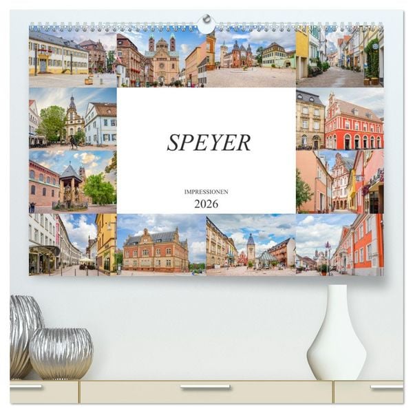 Produktbild: Speyer Impressionen (hochwertiger Premium Wandkalender 2026 DIN A2 quer), Kunstdruck in Hochglanz