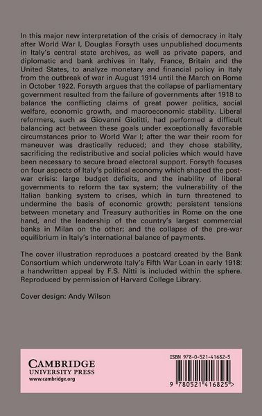 Produktbild: The Crisis of Liberal Italy
