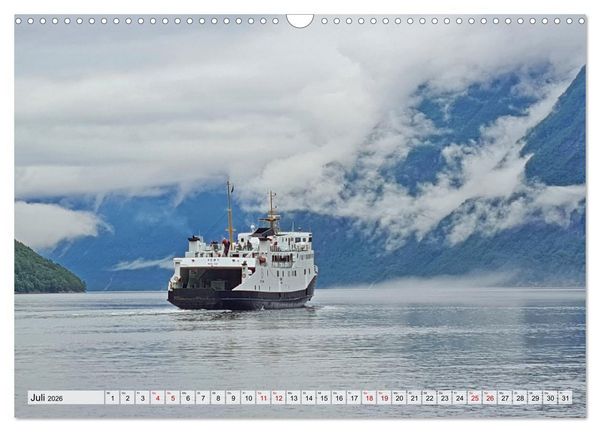 Produktbild: Norwegen erkunden mit dem Wohnmobil (Wandkalender 2026 DIN A3 quer), CALVENDO Monatskalender