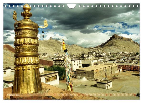 Produktbild: Tibet Das vergessene Land (Wandkalender 2026 DIN A4 quer), CALVENDO Monatskalender