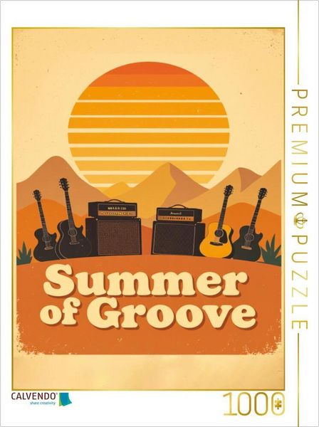 Produktbild: CALVENDO Puzzle Summer of Groove | 1000 Teile Lege-Gr&ouml;&szlig;e 64x48cm Foto-Puzzle f&uuml;r gl&uuml;ckliche Stunden