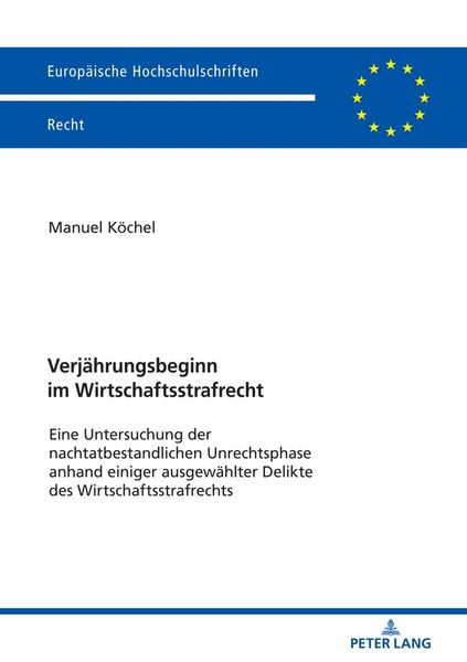 Produktbild: Verj&auml;hrungsbeginn im Wirtschaftsstrafrecht