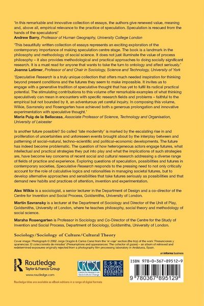 Produktbild: Speculative Research