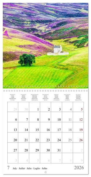 Produktbild: Scotland - Magical landscapes of the Highlands (Wall Calendar 2026 12 &times; 12 Inch) CALVENDO 12 Month Wall Calendar