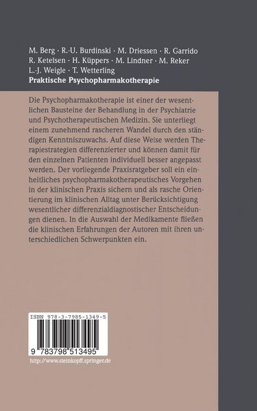 Produktbild: Praktische Psychopharmakotherapie