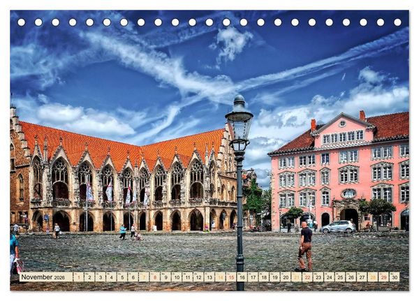 Produktbild: Reise durch Deutschland - Niedersachsen (Tischkalender 2026 DIN A5 quer), CALVENDO Monatskalender