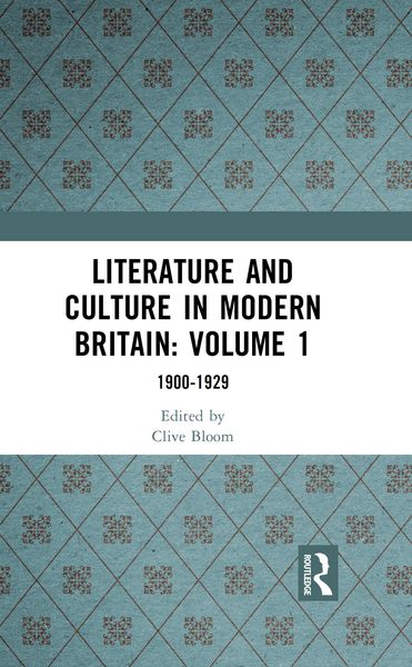 Produktbild: Literature and Culture in Modern Britain: Volume 1