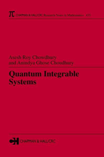 Produktbild: Quantum Integrable Systems