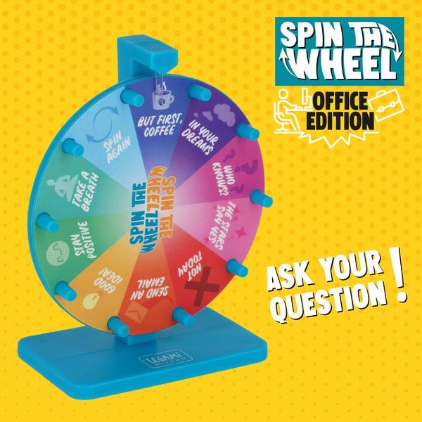 Produktbild: Legami Antwortrad - Spin the wheel! - B&uuml;ro
