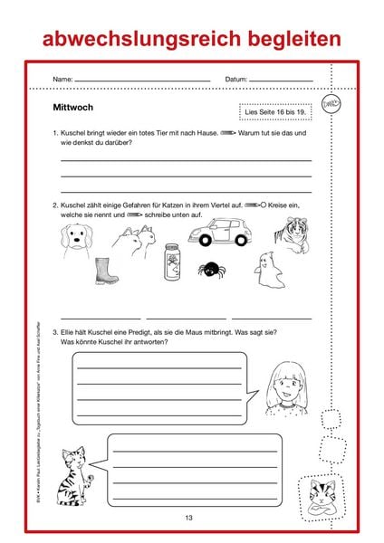 Produktbild: Lekt&uuml;rebegleiter &ndash; kompakt und differenziert: Tagebuch einer Killerkatze