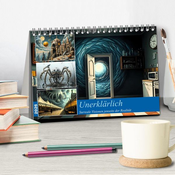 Produktbild: Unerkl&auml;rlich (Tischkalender 2026 DIN A5 quer), CALVENDO Monatskalender