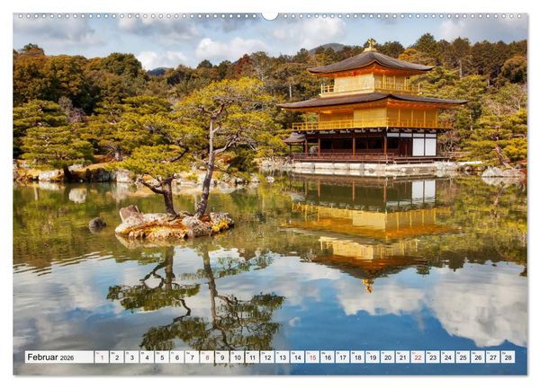 Produktbild: Kyoto Impressionen (hochwertiger Premium Wandkalender 2026 DIN A2 quer), Kunstdruck in Hochglanz