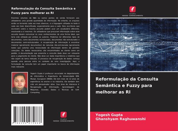 Produktbild: Reformula&ccedil;&atilde;o da Consulta Sem&acirc;ntica e Fuzzy para melhorar as RI
