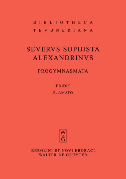 Produktbild: Progymnasmata quae exstant omnia