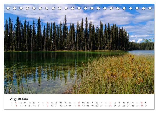 Produktbild: Kanadische Landschaften 2026 (Tischkalender 2026 DIN A5 quer), CALVENDO Monatskalender