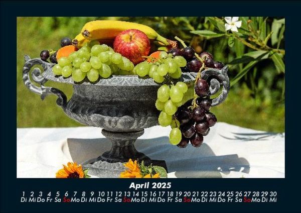 Produktbild: Obstkalender 2025 Fotokalender DIN A5