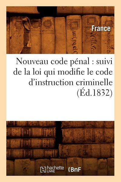 Produktbild: Nouveau code p&eacute;nal